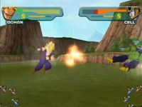 une photo d'Ã©cran de Dragon Ball Z - Budokai sur Nintendo Gamecube